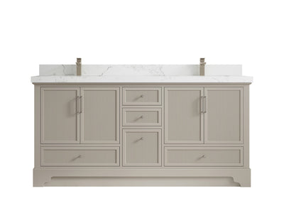 Alys 72 in. W x 22 in. D Double Sink Bathroom Vanity