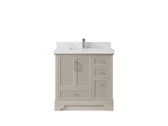 Alys 36 in. W x 22 in. D Center Sink Bathroom Vanity - photo 16
