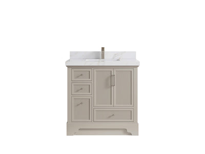 Alys 36 in. W x 22 in. D Center Sink Vanity for Modern Bathrooms