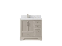 Alys 36 in. W x 22 in. D Left Offset Sink Bathroom Vanity - photo 16