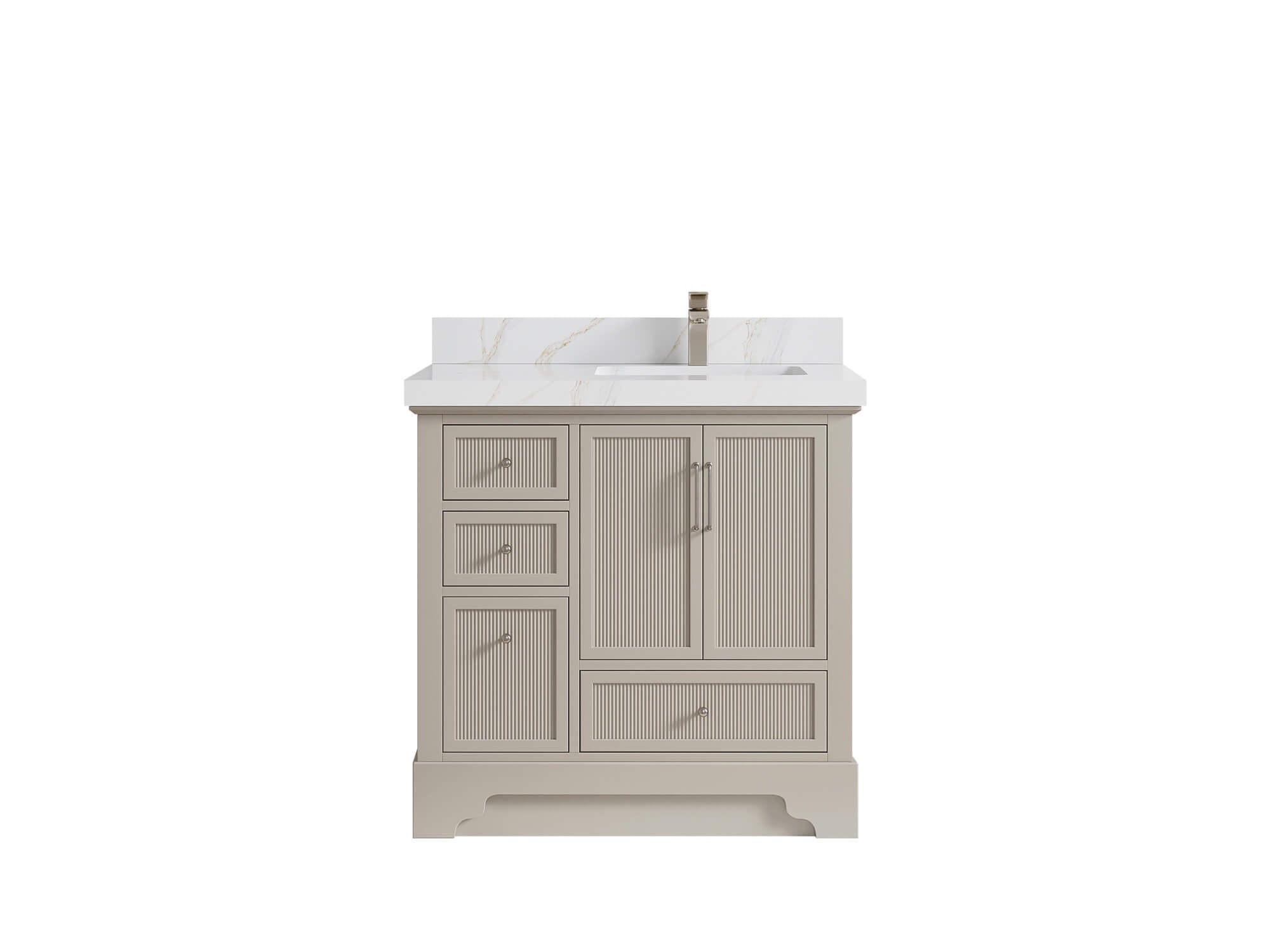 Alys 36 in. W x 22 in. D Right Offset Sink Bathroom Vanity