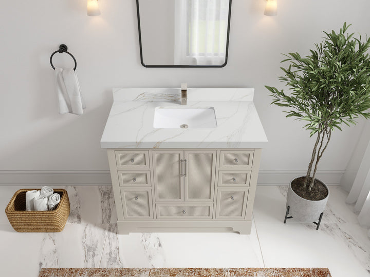 Alys 42 in. W x 22 in. D Single Sink Bathroom Vanity - photo 15