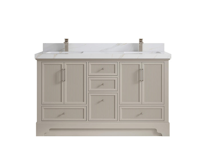 Alys 60 in. W x 22 in. D Double Sink Bathroom Vanity - photo 33