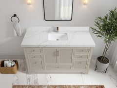Alys 60 in. W x 22 in. D Single Sink Bathroom Vanity - photo 15