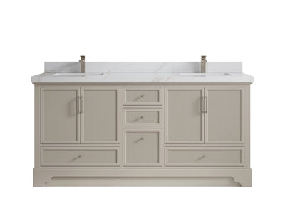 Alys 72 in. W x 22 in. D Double Sink Bathroom Vanity