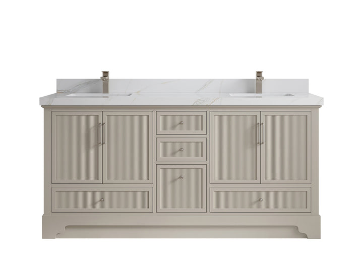 Alys 72 in. W x 22 in. D Double Sink Bathroom Vanity - photo 16