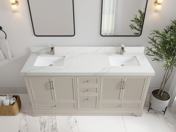 Alys 72 in. W x 22 in. D Double Sink Bathroom Vanity - photo 15