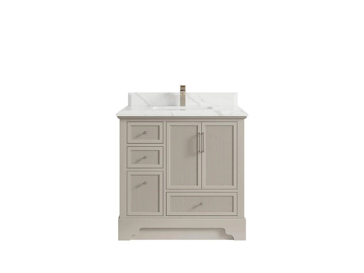 Alys 36 in. W x 22 in. D Center Sink Vanity for Modern Bathrooms - photo 22