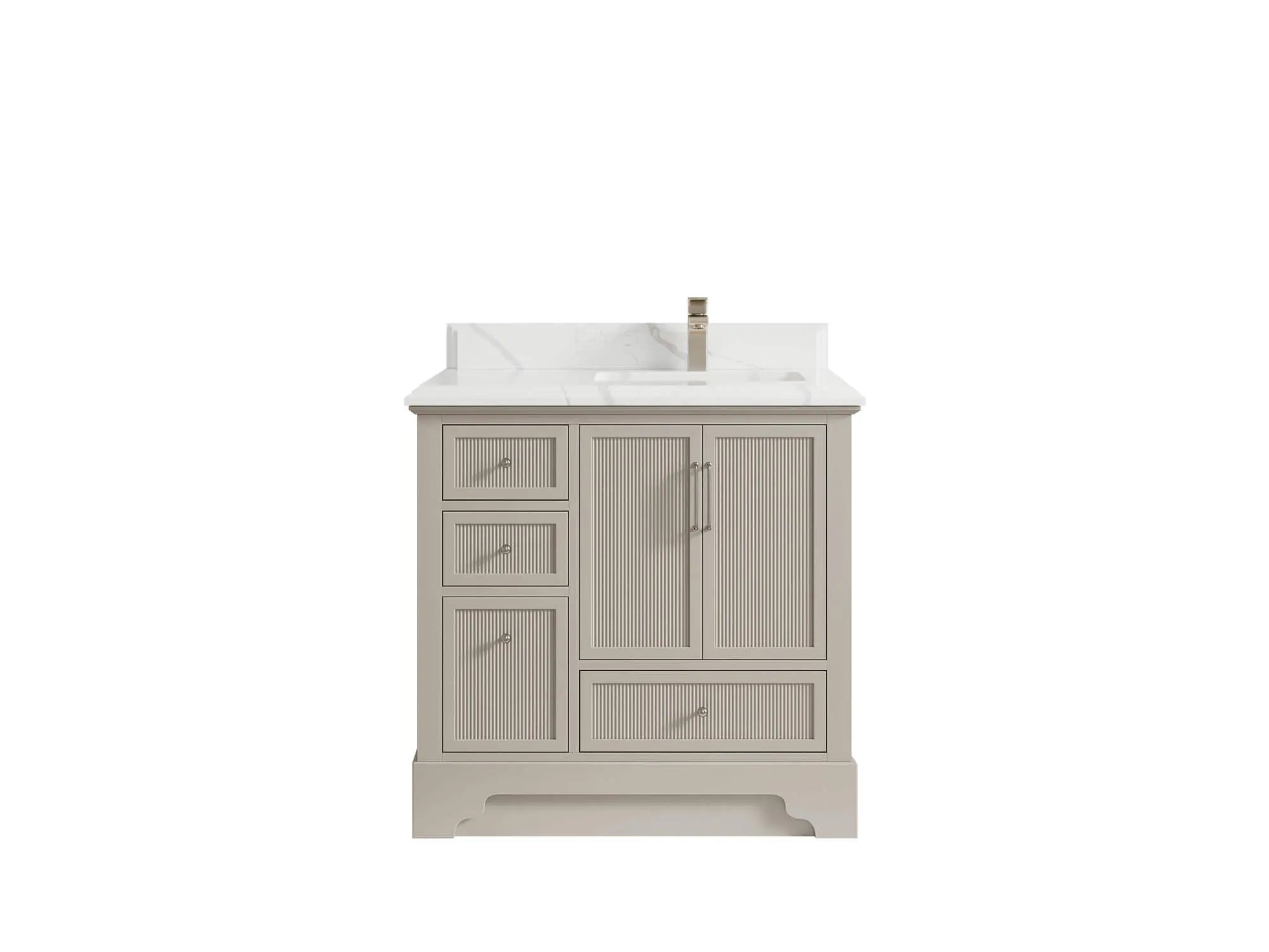 Alys 36 in. W x 22 in. D Right Offset Sink Bathroom Vanity