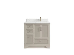 Alys 36 in. W x 22 in. D Right Offset Sink Bathroom Vanity - photo 20