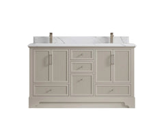 Alys 60 in. W x 22 in. D Double Sink Bathroom Vanity - photo 7