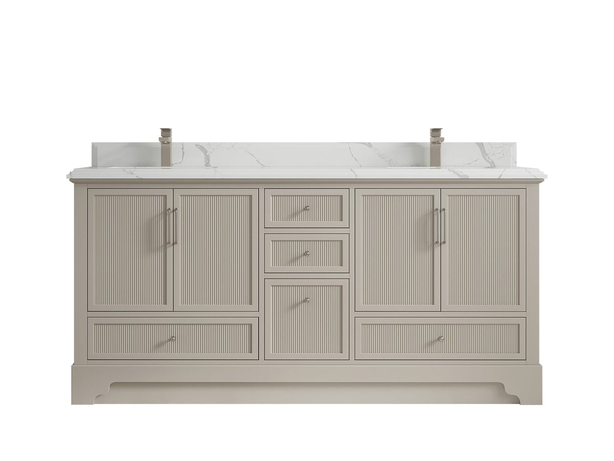 Alys 72 in. W x 22 in. D Double Sink Bathroom Vanity