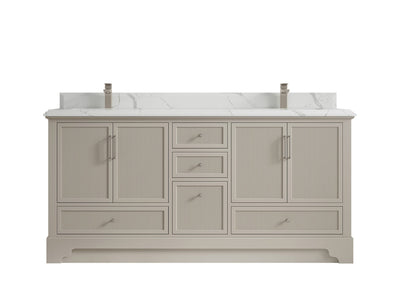 Alys 72 in. W x 22 in. D Double Sink Bathroom Vanity