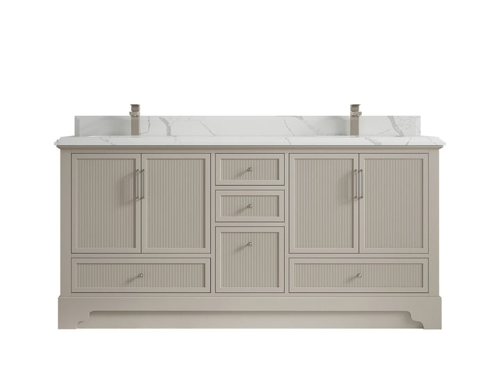 Alys 72 in. W x 22 in. D Double Sink Bathroom Vanity - photo 22