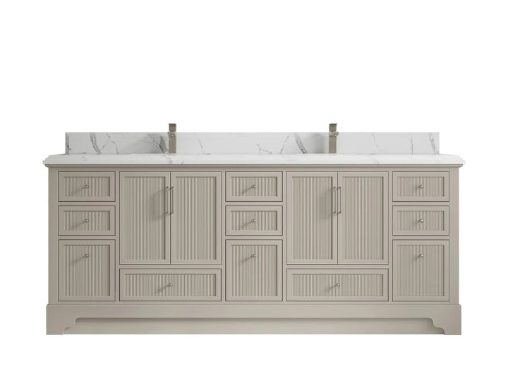 Alys 84 in. W x 22 in. D Double Sink Bathroom Vanity - photo 22