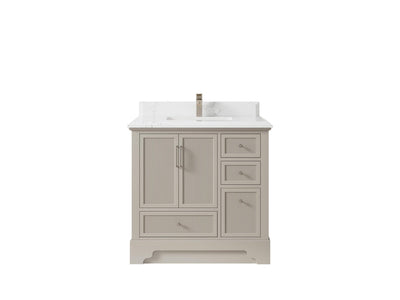 Alys 36 in. W x 22 in. D Center Sink Bathroom Vanity