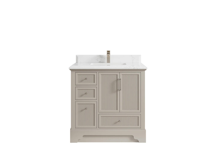Alys 36 in. W x 22 in. D Center Sink Vanity for Modern Bathrooms - photo 24