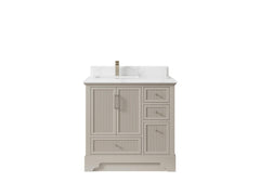 Alys 36 in. W x 22 in. D Left Offset Sink Bathroom Vanity - photo 24