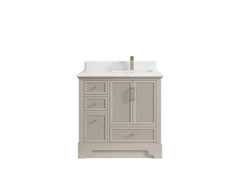 Alys 36 in. W x 22 in. D Right Offset Sink Bathroom Vanity - photo 22