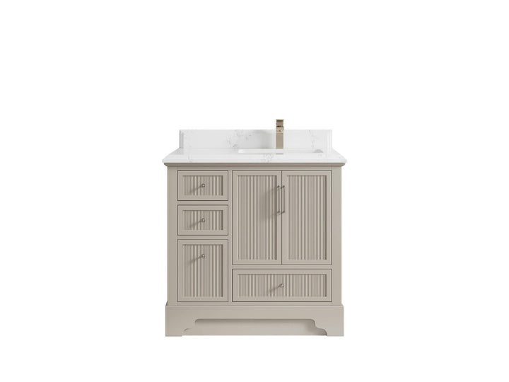 Alys 36 in. W x 22 in. D Right Offset Sink Bathroom Vanity - photo 22