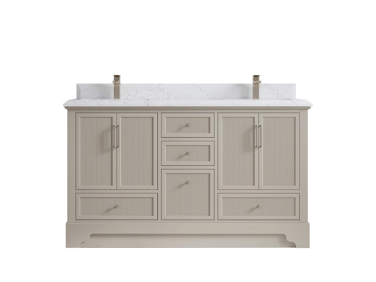 Alys 60 in. W x 22 in. D Double Sink Bathroom Vanity