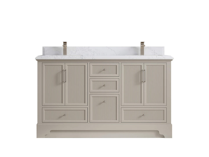 Alys 60 in. W x 22 in. D Double Sink Bathroom Vanity - photo 9