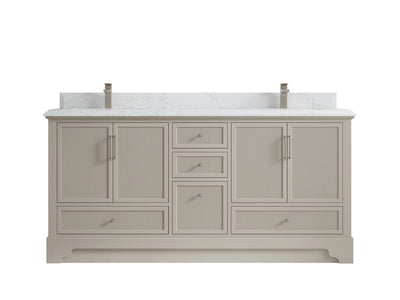 Alys 72 in. W x 22 in. D Double Sink Bathroom Vanity