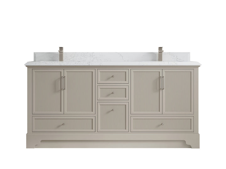 Alys 72 in. W x 22 in. D Double Sink Bathroom Vanity - photo 24