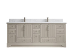 Alys 84 in. W x 22 in. D Double Sink Bathroom Vanity - photo 24