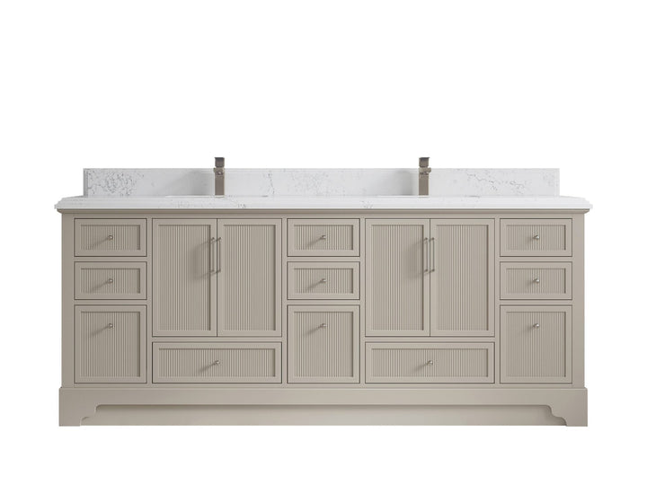 Alys 84 in. W x 22 in. D Double Sink Bathroom Vanity - photo 24