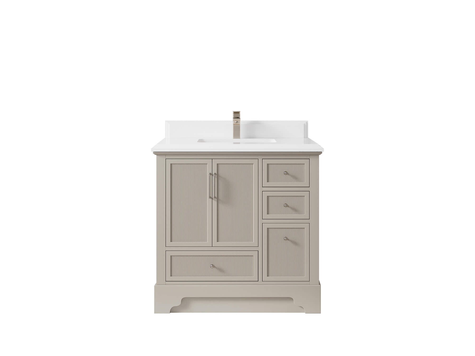 Alys 36 in. W x 22 in. D Center Sink Bathroom Vanity