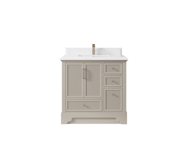 Alys 36 in. W x 22 in. D Center Sink Bathroom Vanity - photo 26
