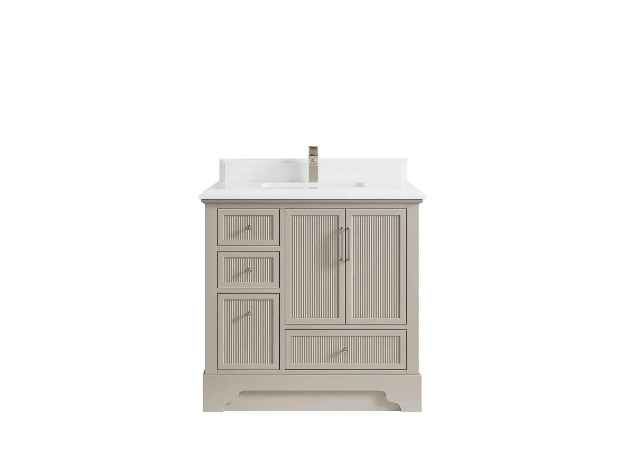 Alys 36 in. W x 22 in. D Center Sink Vanity for Modern Bathrooms