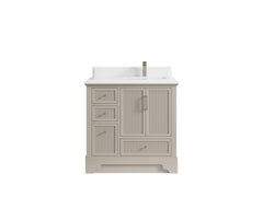 Alys 36 in. W x 22 in. D Right Offset Sink Bathroom Vanity - photo 24