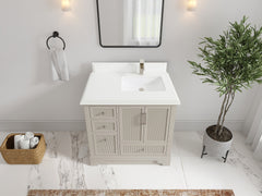 Alys 36 in. W x 22 in. D Right Offset Sink Bathroom Vanity - photo 23