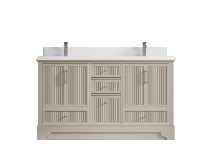 Alys 60 in. W x 22 in. D Double Sink Bathroom Vanity - photo 11