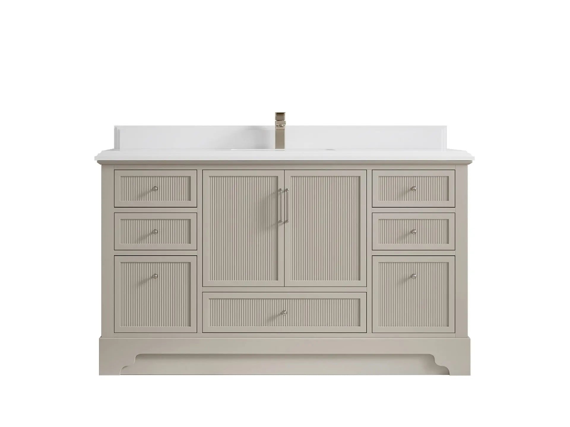 Alys 60 in. W x 22 in. D Single Sink Bathroom Vanity