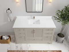 Alys 60 in. W x 22 in. D Single Sink Bathroom Vanity - photo 25