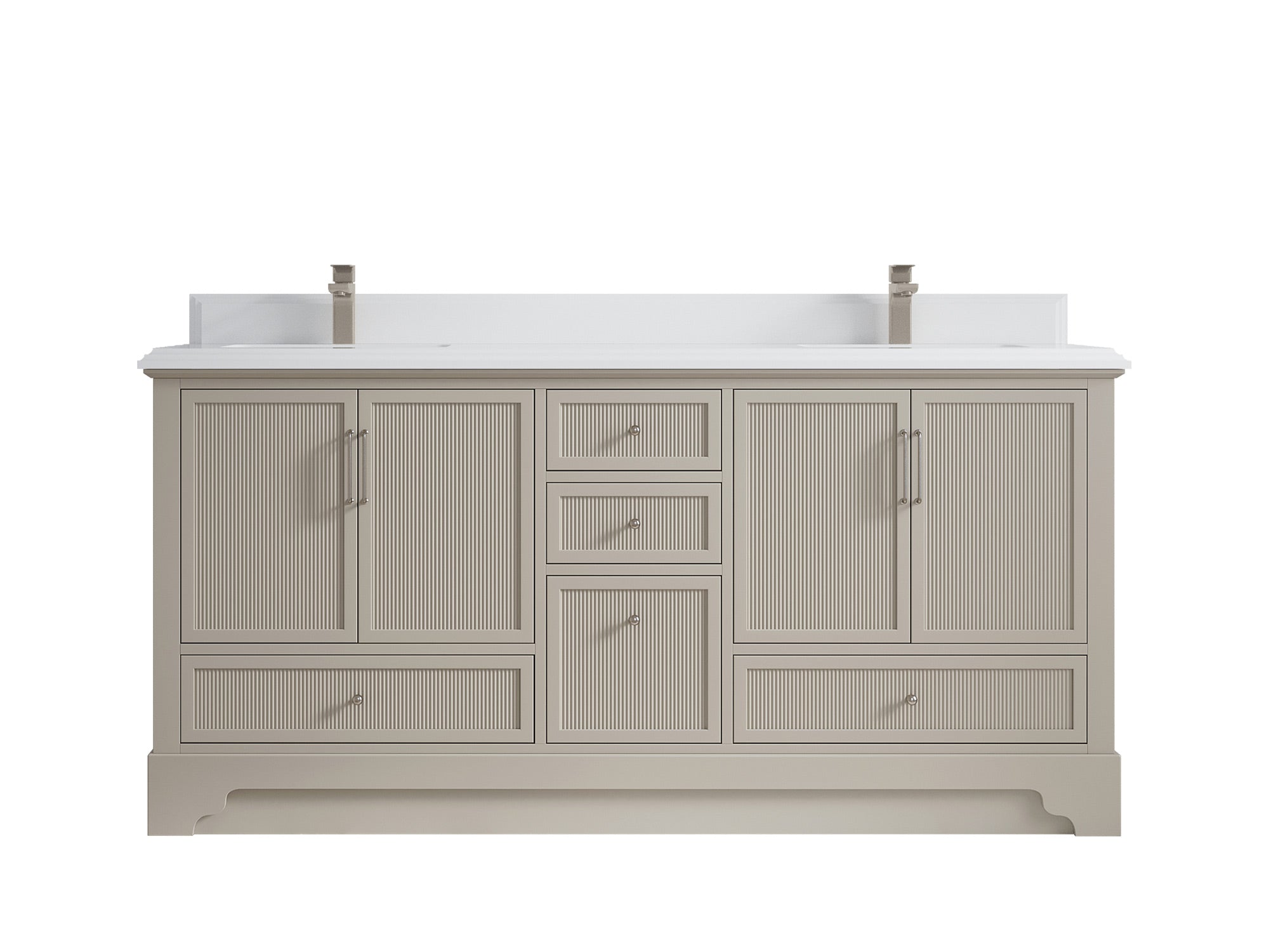 Alys 72 in. W x 22 in. D Double Sink Bathroom Vanity