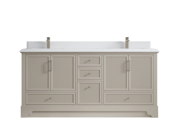 Alys 72 in. W x 22 in. D Double Sink Bathroom Vanity - photo 26