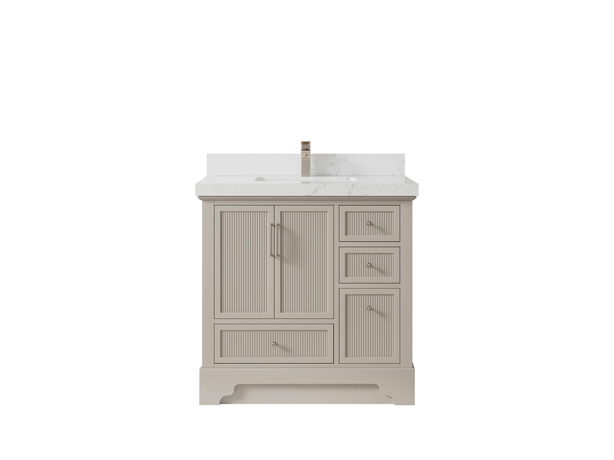 Alys 36 in. W x 22 in. D Center Sink Bathroom Vanity