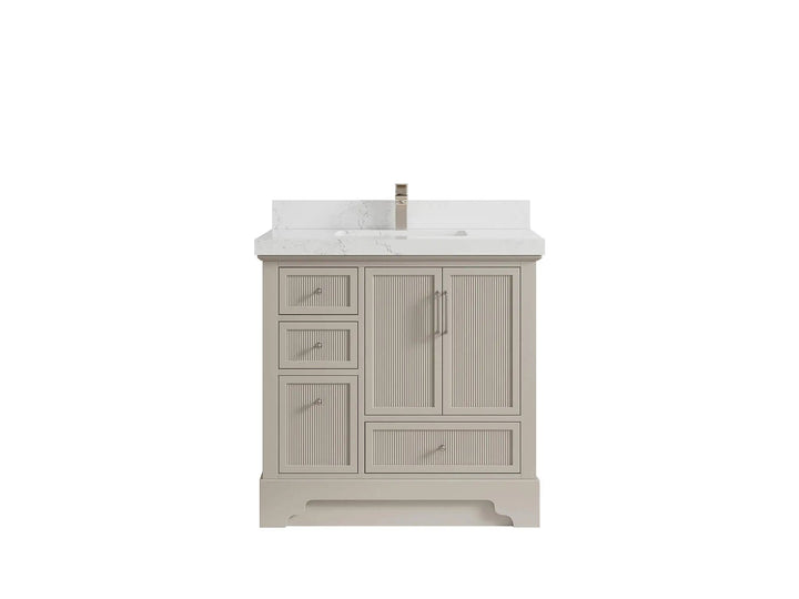 Alys 36 in. W x 22 in. D Center Sink Vanity for Modern Bathrooms - photo 28