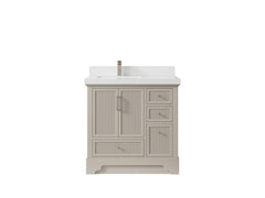Alys 36 in. W x 22 in. D Left Offset Sink Bathroom Vanity - photo 28