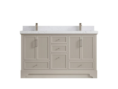 Alys 60 in. W x 22 in. D Double Sink Bathroom Vanity