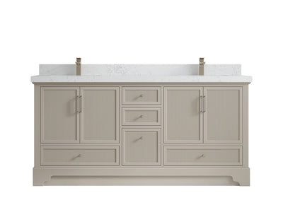 Alys 72 in. W x 22 in. D Double Sink Bathroom Vanity