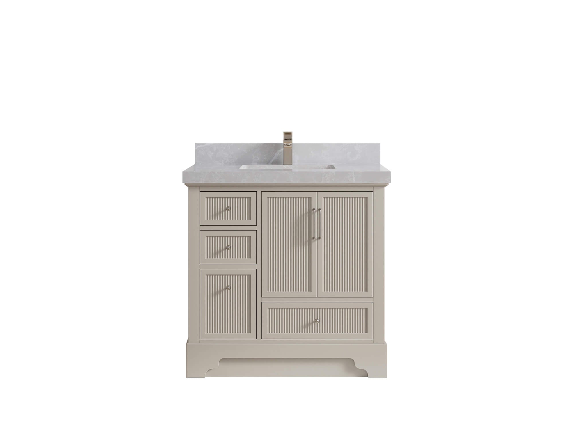 Alys 36 in. W x 22 in. D Center Sink Vanity for Modern Bathrooms