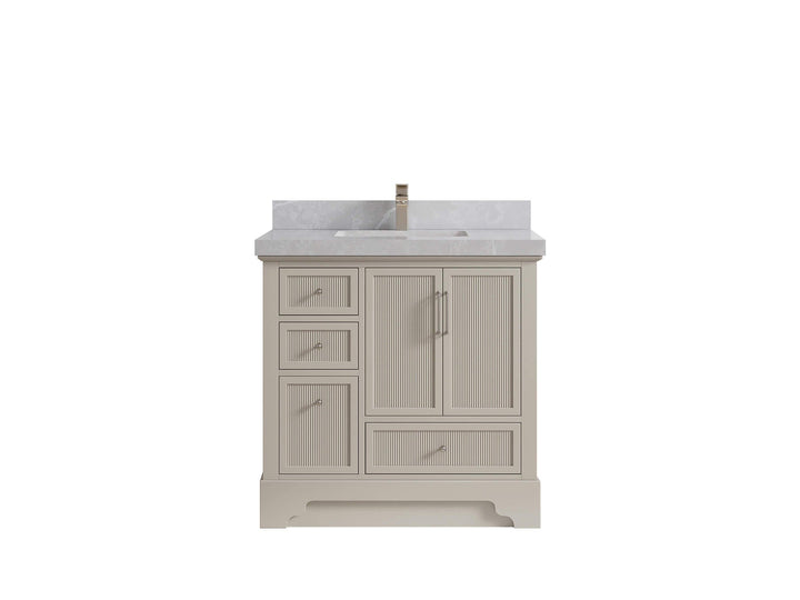 Alys 36 in. W x 22 in. D Center Sink Vanity for Modern Bathrooms - photo 30