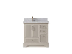 Alys 36 in. W x 22 in. D Left Offset Sink Bathroom Vanity - photo 30