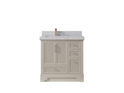 Alys 36 in. W x 22 in. D Left Offset Sink Bathroom Vanity