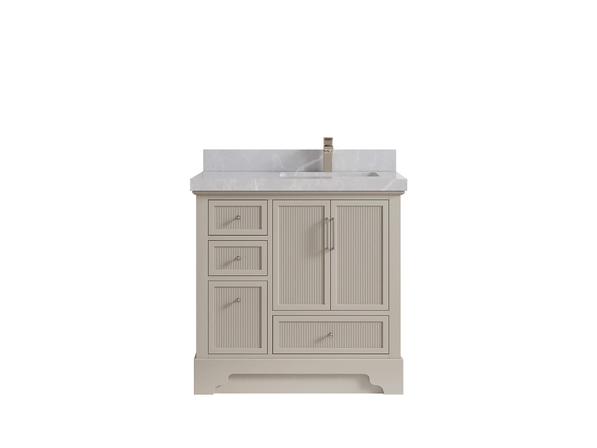 Alys 36 in. W x 22 in. D Right Offset Sink Bathroom Vanity